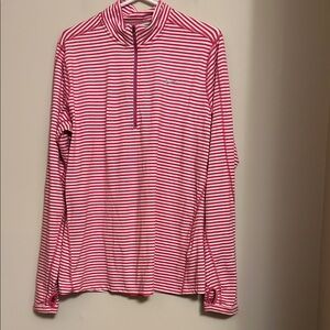 Nike Running long sleeve pullover top with reflector dots 
1/2 zip front size XL